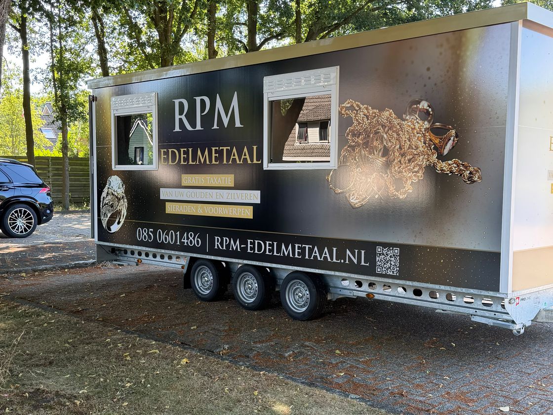 RPM Edelmetaal op locatie, gezien vanaf de ingang