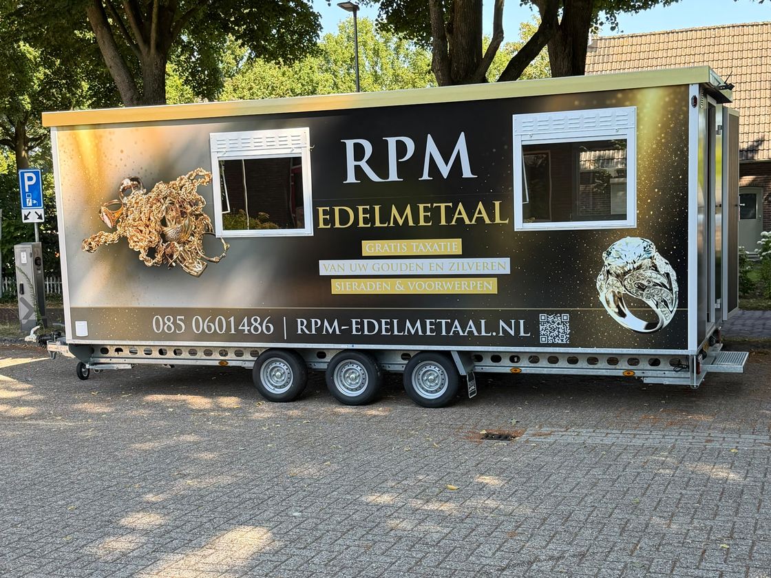 RPM Edelmetaal op locatie, met gratis taxatie van gouden en zilveren sieraden en voorwerpen